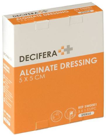 Alginaatverband DECIFERA 5x5cm