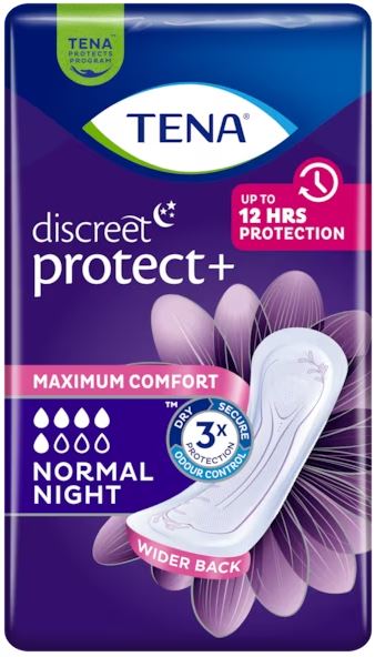 TENA Discreet Protect+ Normal Night