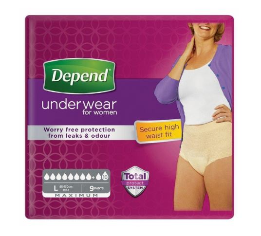 Depend Pants vrouw Maximum L