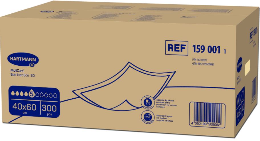 Molicare Bed Mat Eco onderlegger 40x60cm 5 drops