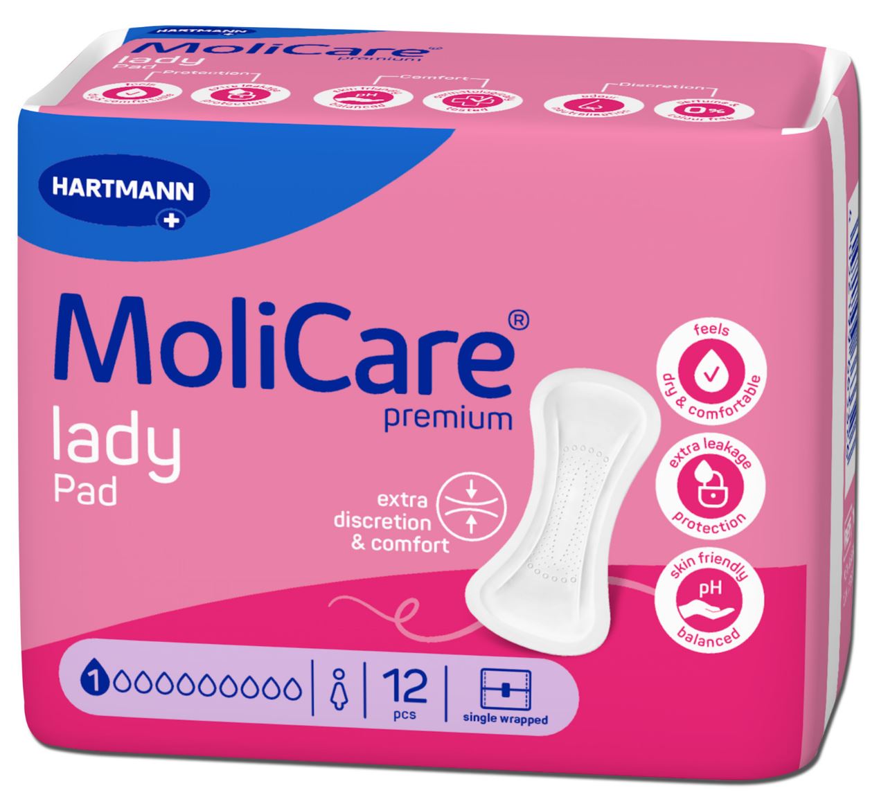 Molicare Premium Lady Pad 1 drops