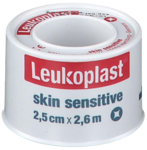 Fixatiepleister Leukoplast Sensitive klemring 2,6mx2,5cm
