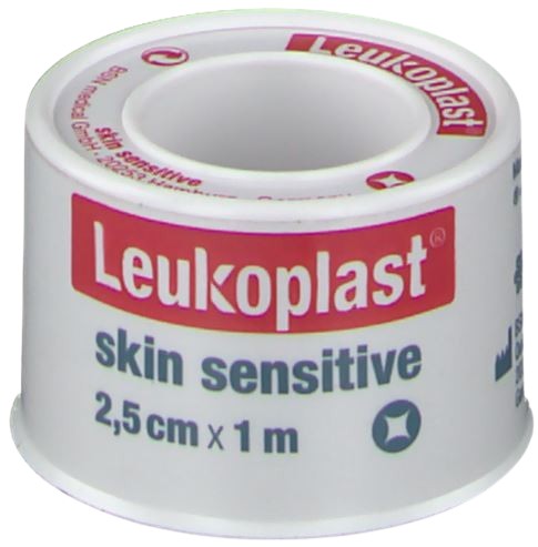 Fixatiepleister Leukoplast Skin Sensitive klemring 1mx2,5cm