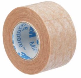 Fixatiepleister Micropore non-woven huidskleur 9,1mx2,5cm