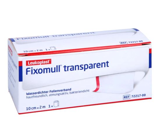 Fixatiefolie Fixomull transparant 2mx10cm