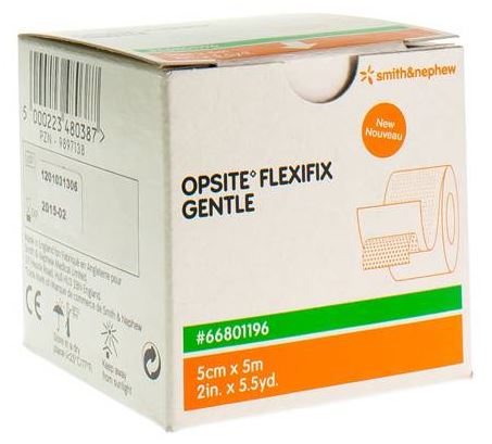 Fixatiefolie OPSITE Flexifix Gentle 5mx5cm