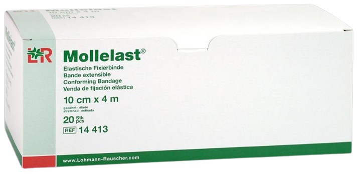 Elastisch fixatiewindsel Mollelast 4mx10cm