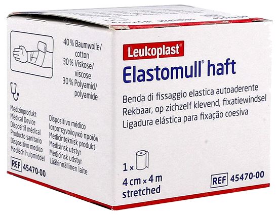 Elastisch fixatiewindsel Elastomull Haft cohesive 4mx4cm