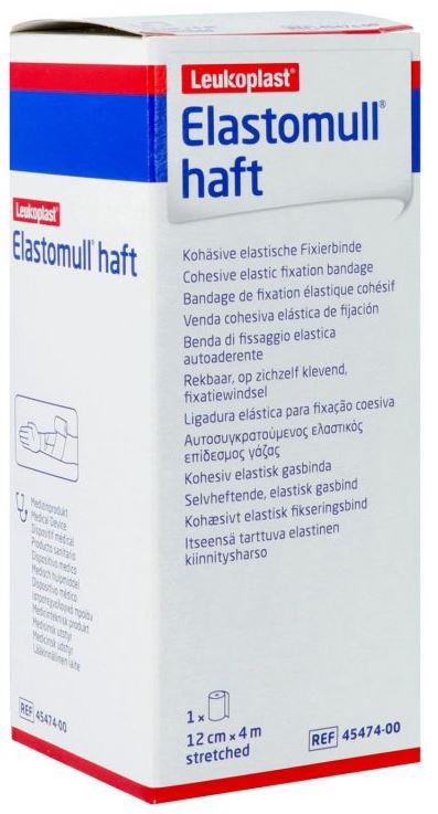 Elastisch fixatiewindsel Elastomull Haft cohesive 4mx12cm