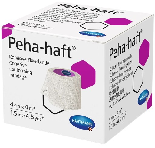 Elastisch fixatiewindsel Peha-haft cohesive 4mx4cm