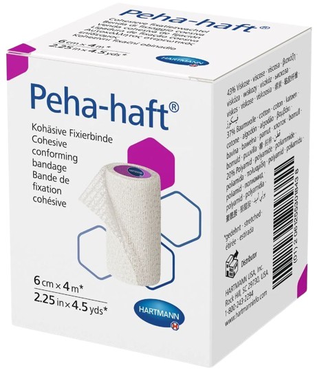 Elastisch fixatiewindsel Peha-haft cohesive 4mx6cm