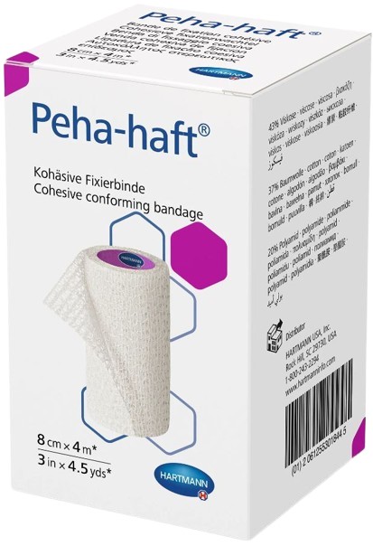 Elastisch fixatiewindsel Peha-haft cohesive 4mx8cm