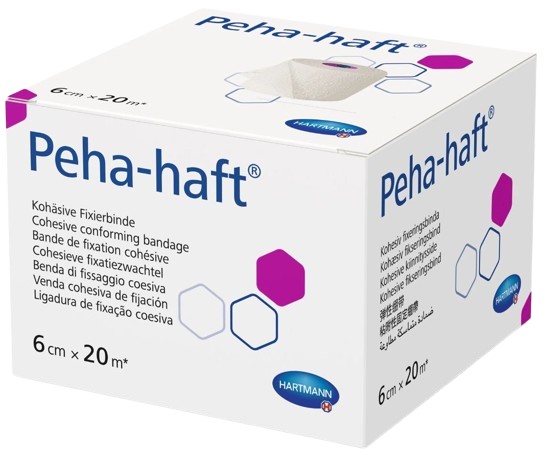 Elastisch fixatiewindsel Peha-haft cohesive 20mx6cm