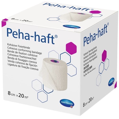 Elastisch fixatiewindsel Peha-haft cohesive 20mx8cm