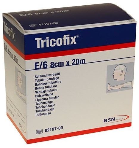 Buisverband Tricofix maat E 20mx8cm