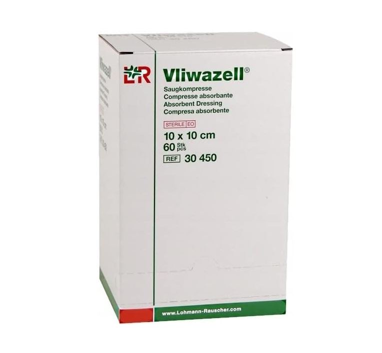 Absorberend verband Vliwazell 10x10cm