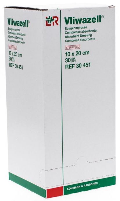 Absorberend verband Vliwazell 10x20cm