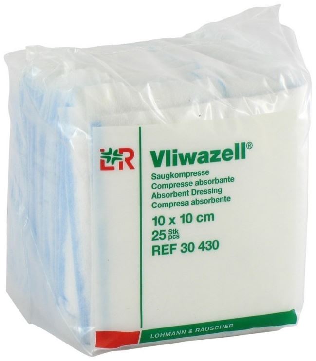 Absorberend verband Vliwazell 10x10cm