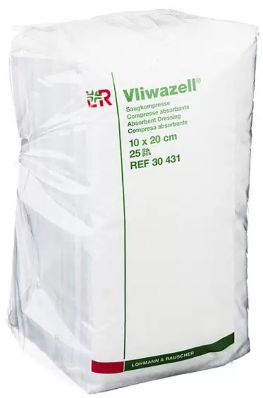 Absorberend verband Vliwazell 10x20cm