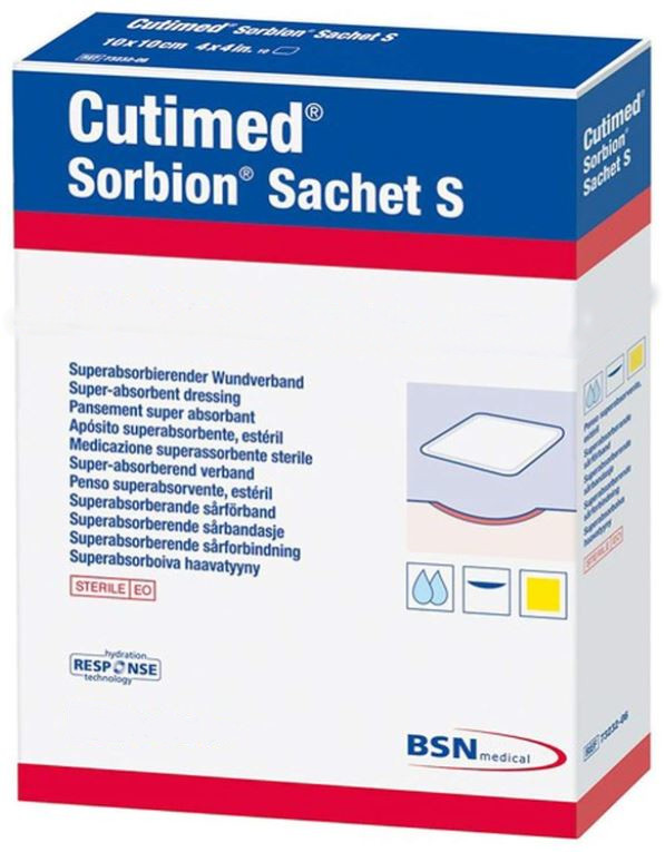 Superabsorberend verband Cutimed Sorbion Sachet S 7,5x7,5cm