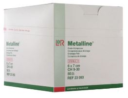 Drainkompres L&R Metalline 6x7cm