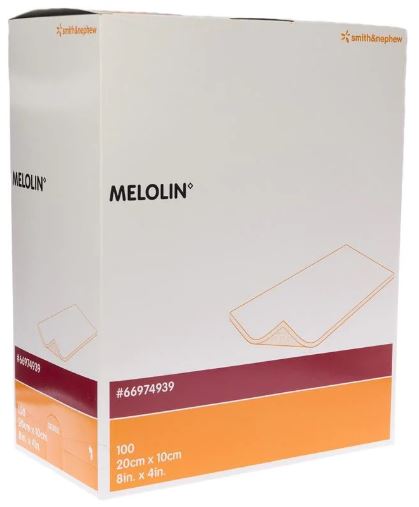 Absorberend verband MELOLIN niet verklevend 10x20cm