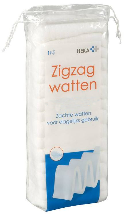 Verbandwatten HEKA Zigzag 250g