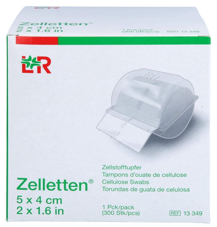 Celstofdeppers Zelletten in dispenser 4x5cm
