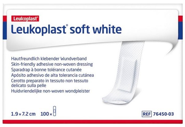 Wondpleister Leukoplast Soft White 1,9x7,2cm