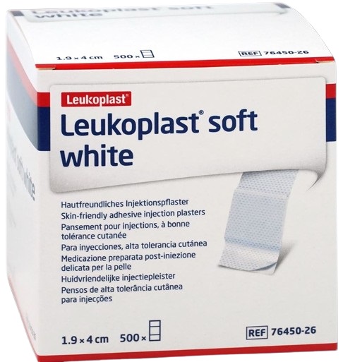 Injectiepleister Leukoplast Soft White 1,9x4cm