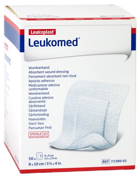Eilandpleister Leukomed non-woven 8x10cm