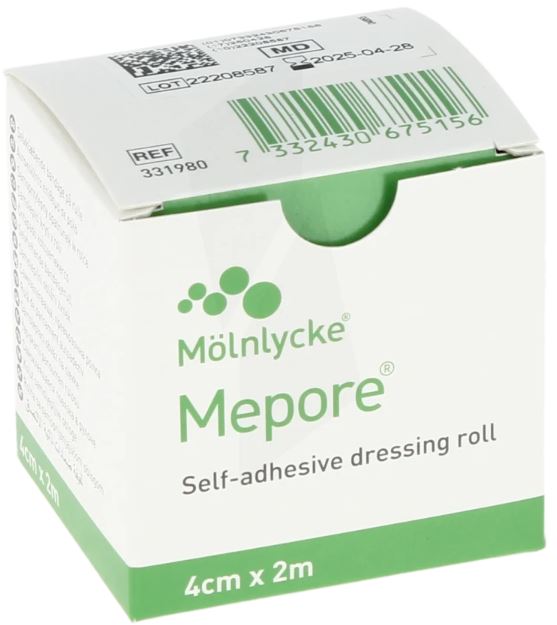 Wondpleister Mepore non-woven op rol 2mx4cm