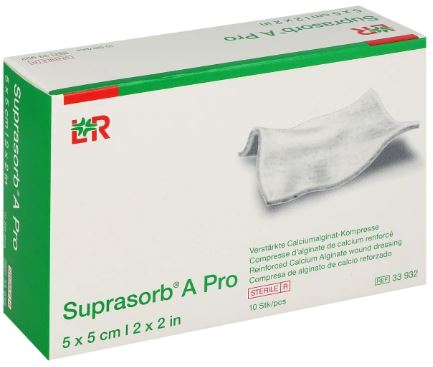Alginaatverband Suprasorb A Pro 5x5cm