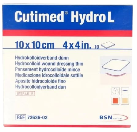 Hydrocolloïd verband Cutimed Hydro L 10x10cm