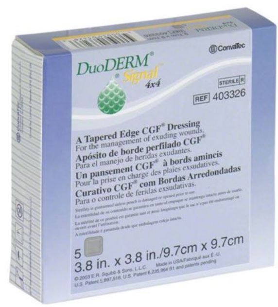 Hydrocolloïd verband DuoDERM Signal 10x10cm