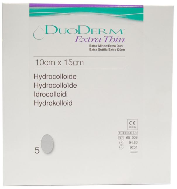 Hydrocolloïd verband DuoDERM Extra Thin 10x15cm