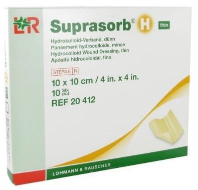 Hydrocolloïd verband Suprasorb H Dun 10x10cm