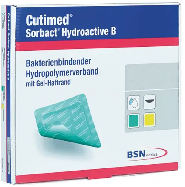 Antibacterieel verband Cutimed Sorbact Hydroactive B 7x8,5cm