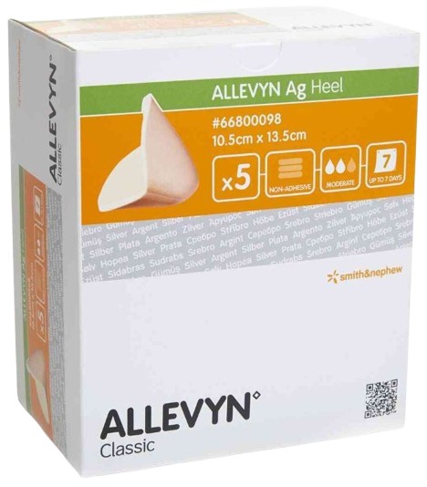 Foamverband ALLEVYN Ag Non-Adhesive Heel