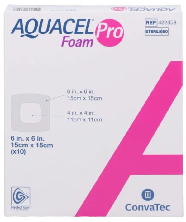 Foamverband AQUACEL Foam Pro 15x15cm