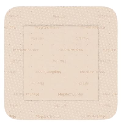 Siliconen foamverband Mepilex Border Flex Lite 7,5x7,5cm - Afbeelding 2