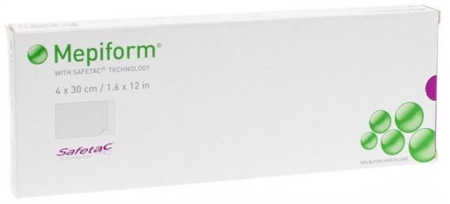 Siliconen littekenverband Mepiform 4x31cm
