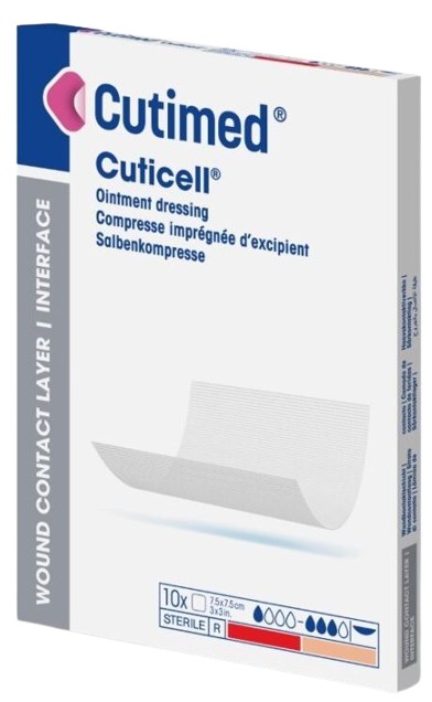 Zalfkompres Cutimed Cuticell 7,5x7,5cm