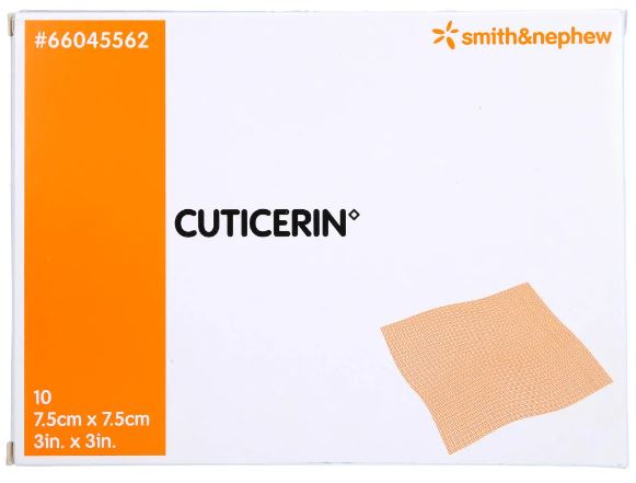 Zalfkompres CUTICERIN 7,5x7,5cm
