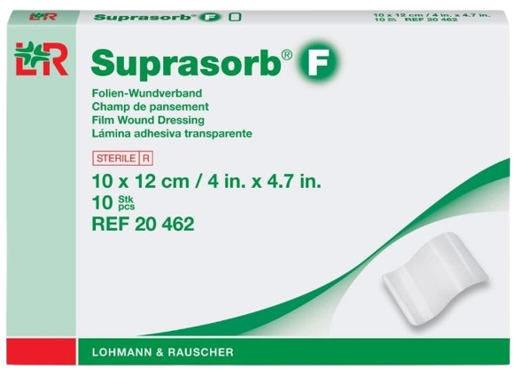 Folieverband Suprasorb F 10x12cm