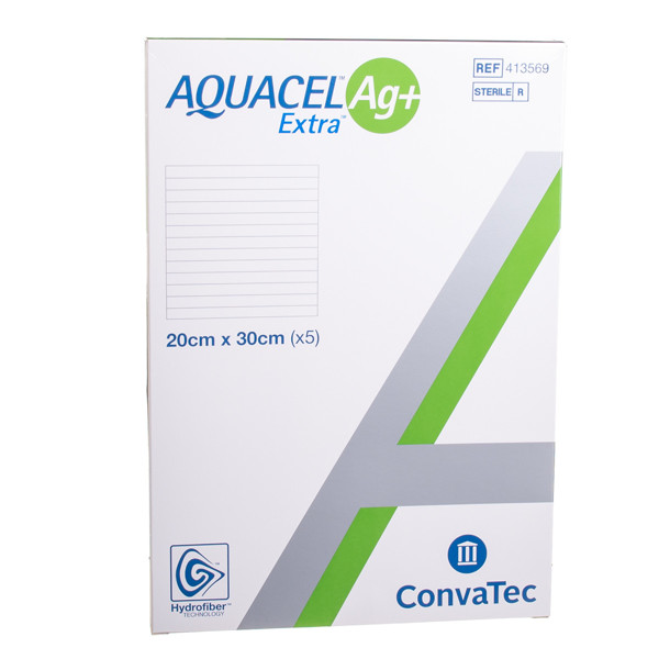 Hydrofiber verband AQUACEL Ag+ Extra 20x30cm