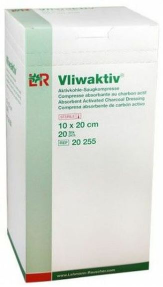 Koolstofverband Vliwaktiv 10x20cm