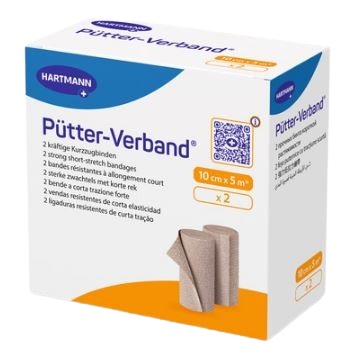 Compressiezwachtel Pütter-Verband korte rek 5mx10cm