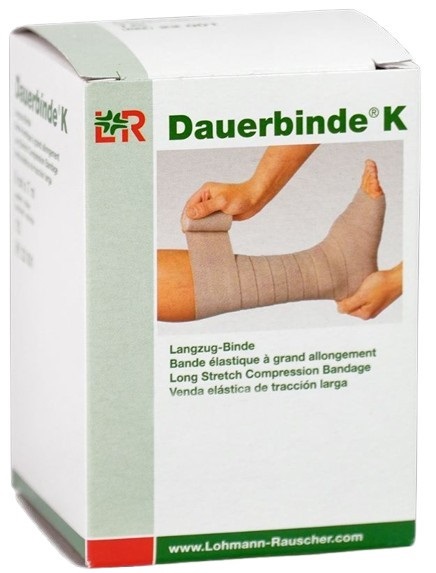 Compressiezwachtel Dauerbinde K lange rek 7mx12cm