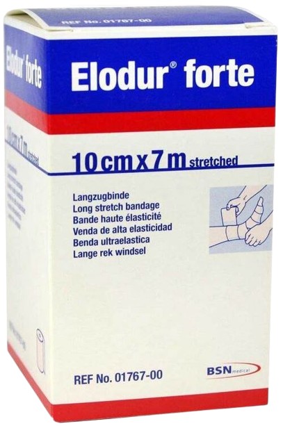 Compressiezwachtel Elodur Forte lange rek 7mx10cm